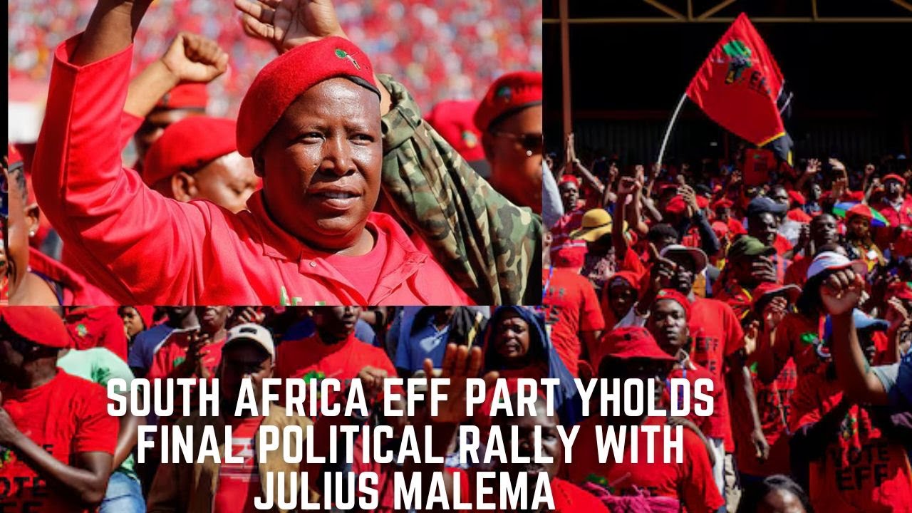 Julius Malema Rallies Support: The EFF’s Final Charge Before the Vote