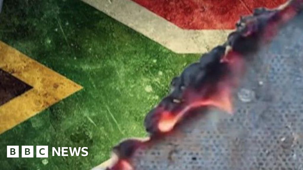 South Africa election: President Ramaphosa condemns Democratic Alliance’s ‘burning flag’ ad