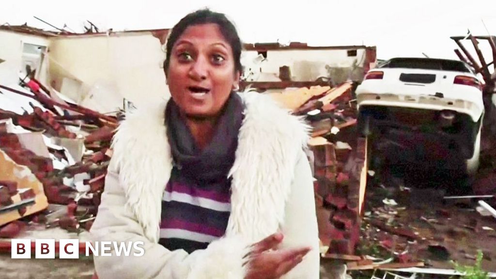 'Tornado-like' storm devastates town in South Africa