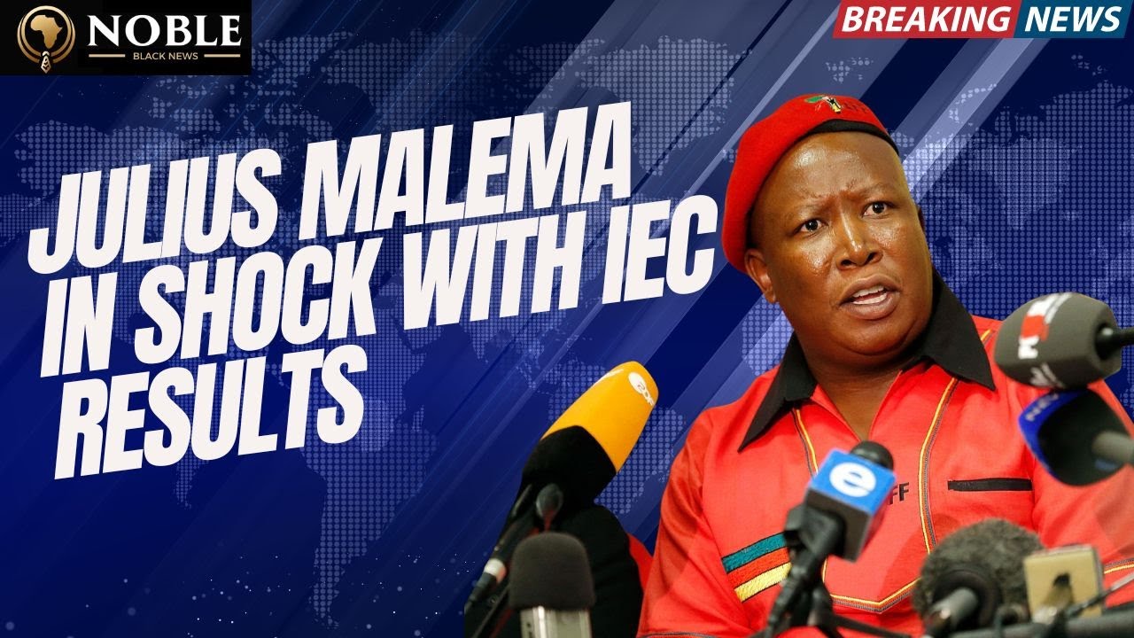 JULIUS MALEMA IN SHOCK WITH IEC RESULTS