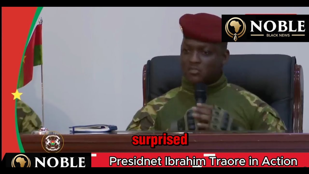 Burkina Faso President Ibrahim Traore Surprises Us with English