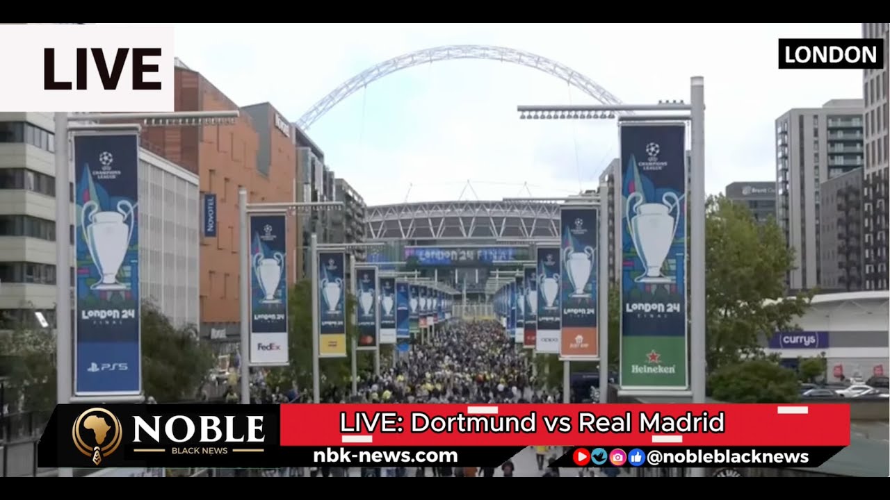 LIVE: Dortmund vs Real Madrid | Wembley Stadium | Champions League final