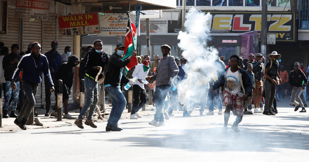 Kenya Tax Protests Are Pushed via Younger Society