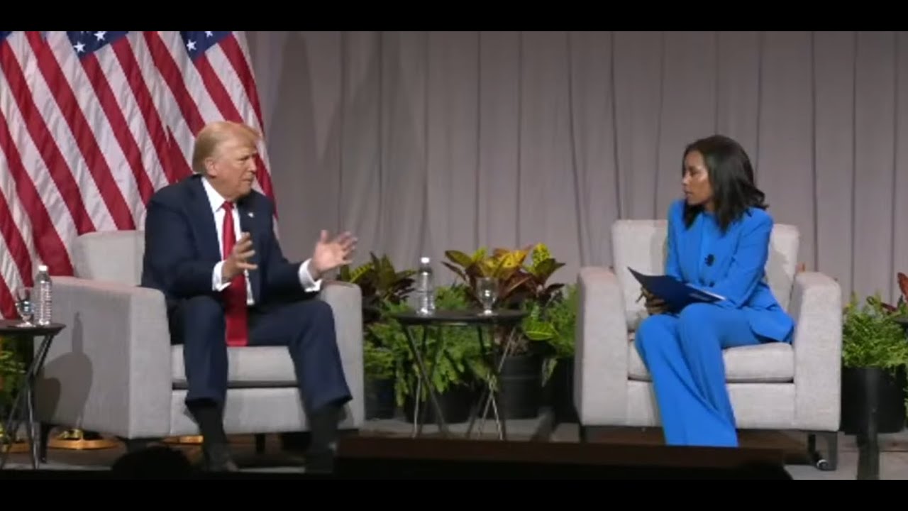 Trump Addresses Questions at National Association of Black Journalists Convention