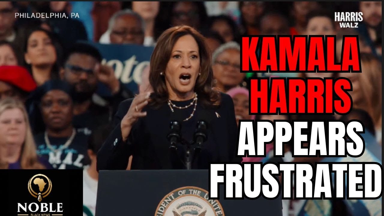 Is Kamala Harris Getting Frustrated? A Closer Look at Her Latest Reactions”