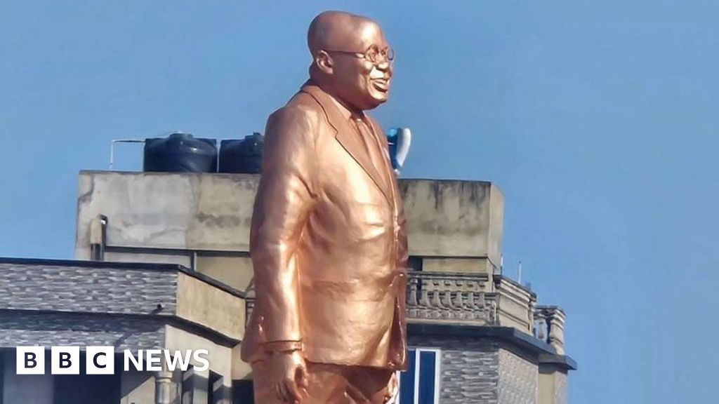 Uproar later Ghana’s president unveils monument in his proclaim