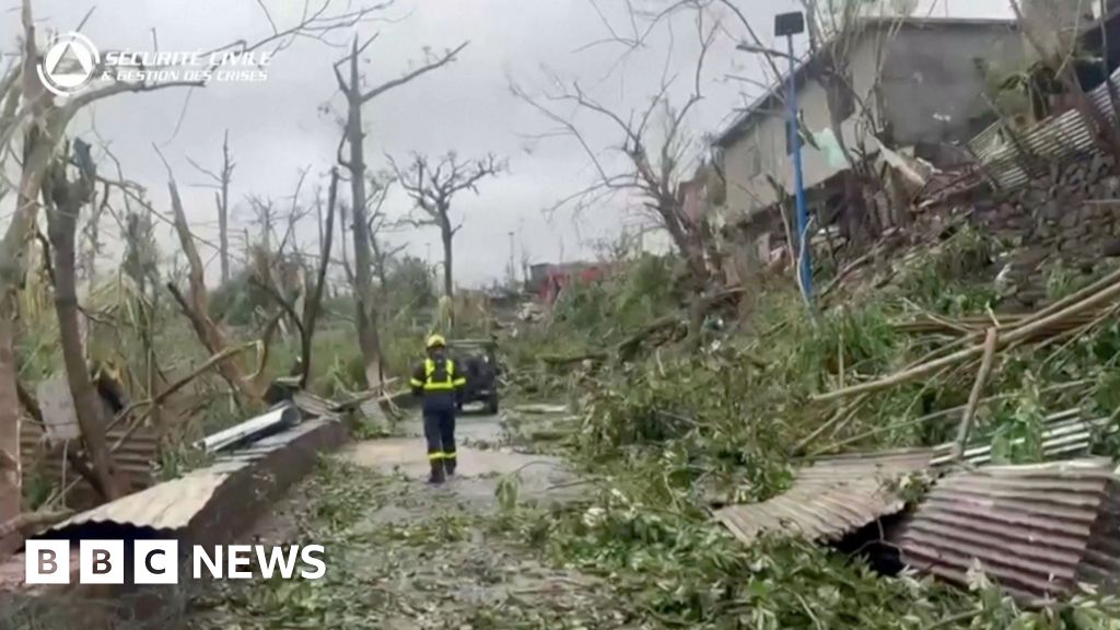 Cyclone Chido batters Mayotte, leaving a trail of destruction