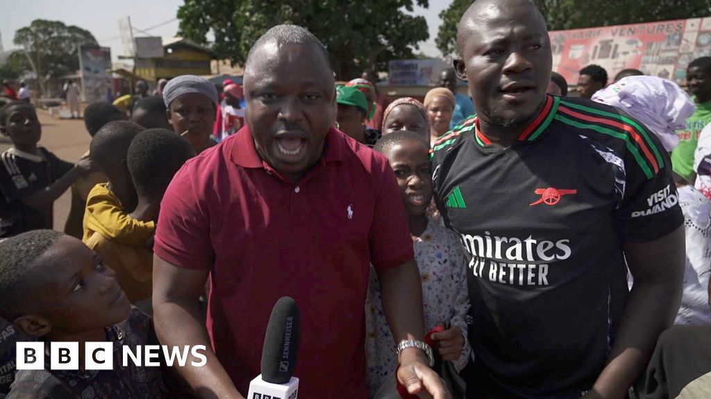 John Mahama supporters celebrate Ghana elections results