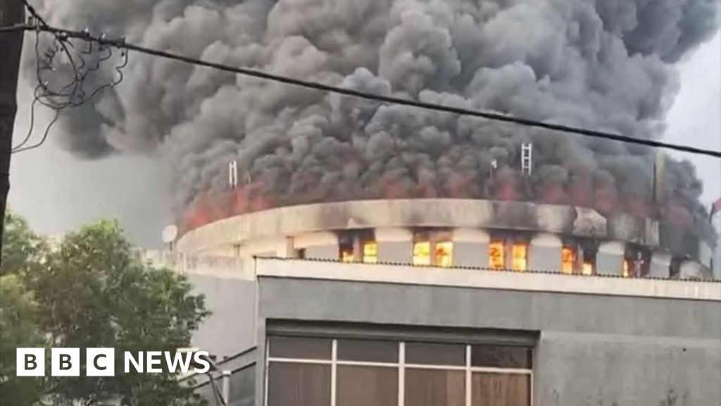 Liberian speaker denies part in parliament fire