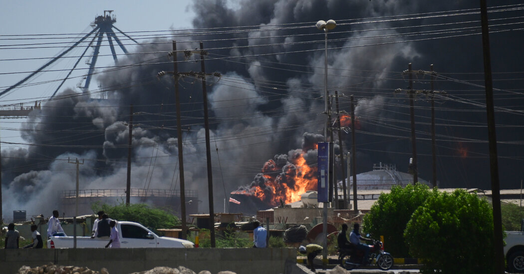 A Haven for Civilians in Sudan Is Attacked for a Third Day