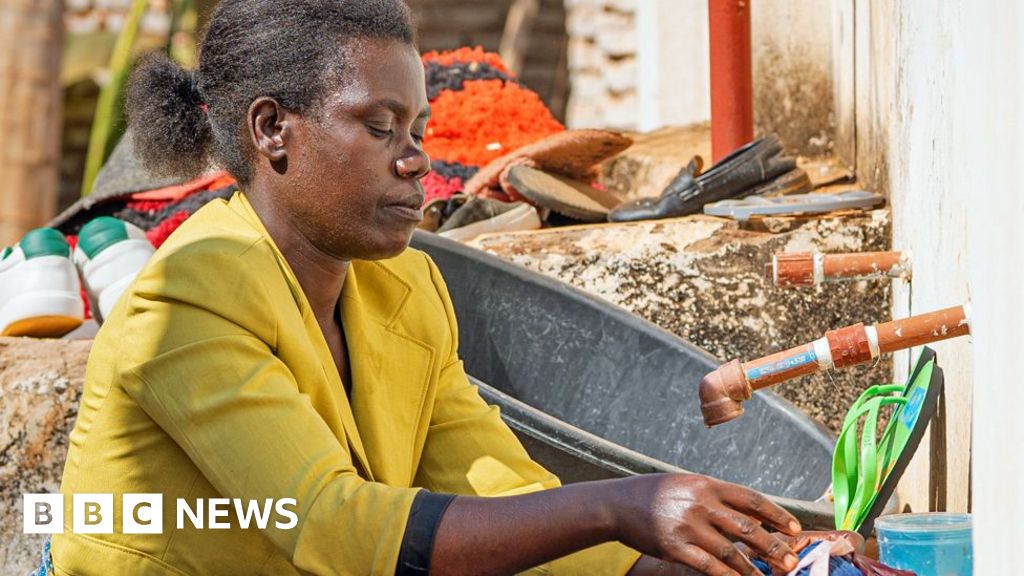 'I tell my children not to play so we save money on soap'