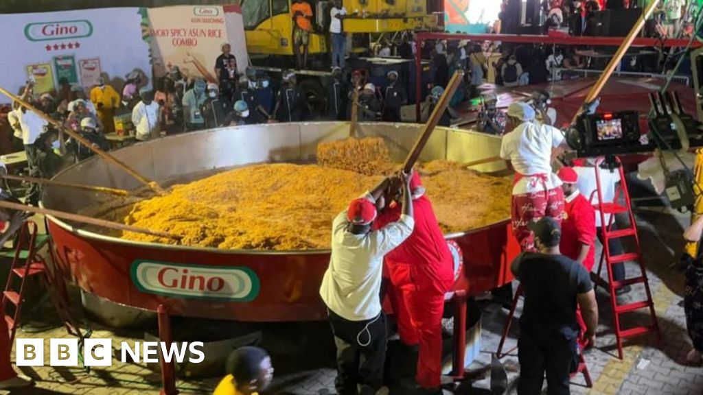 Nigeria's Hilda Baci breaks world record for largest jollof rice dish
