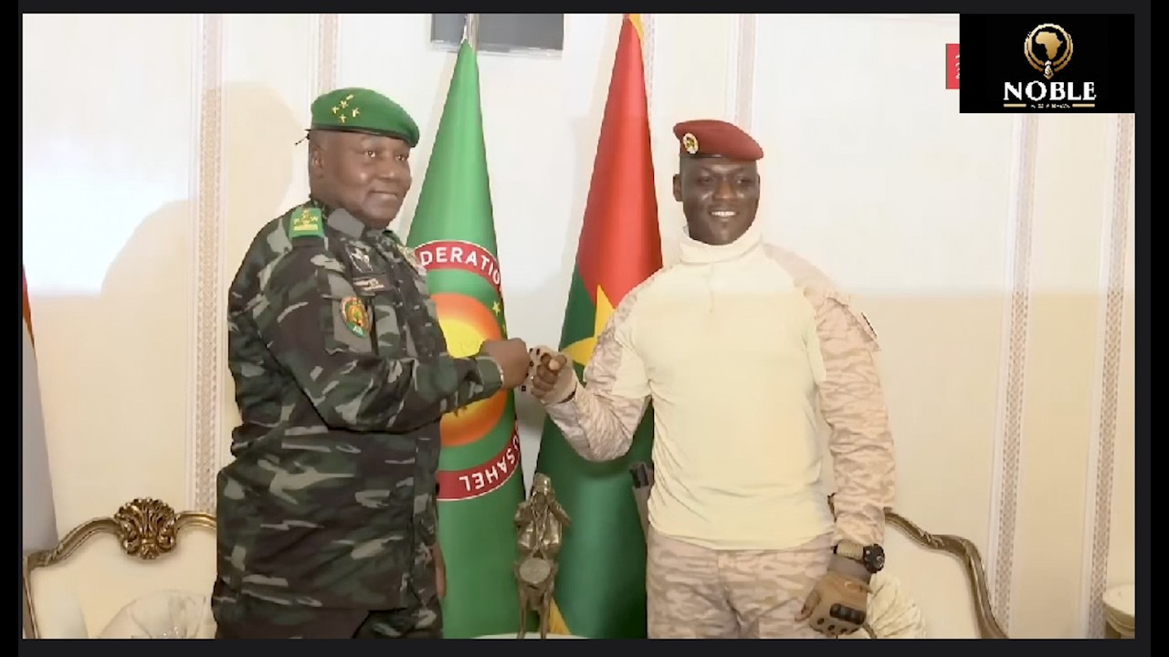 Burkina Faso–Niger Unite: IBRAHIM Traoré Welcomes  General Tiani in Ouagadougou | Noble Black News
