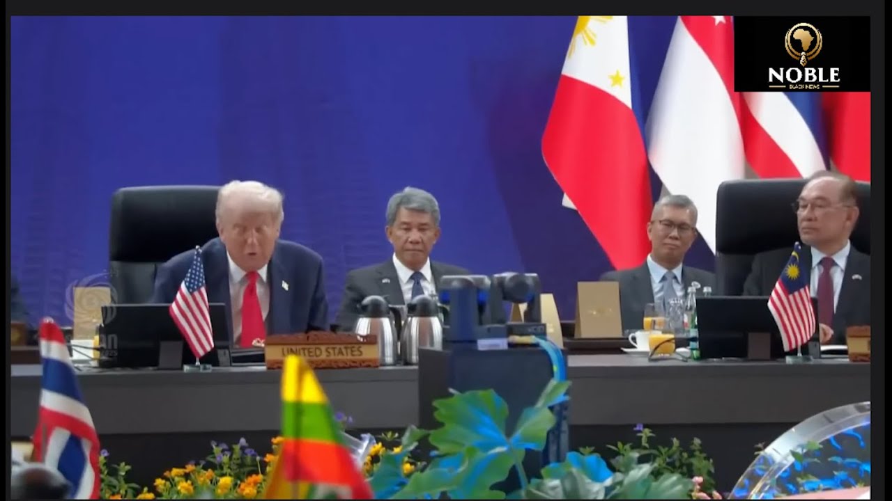 US–ASEAN Summit: Trump and Malaysia’s PM Anwar Ibrahim Deliver Powerful Speeches | Noble Black News