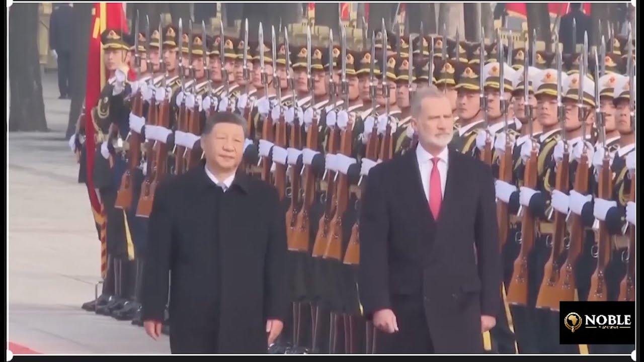 Powerful Welcome: Xi Jinping Honors King Felipe VI with Grand State Ceremony in China