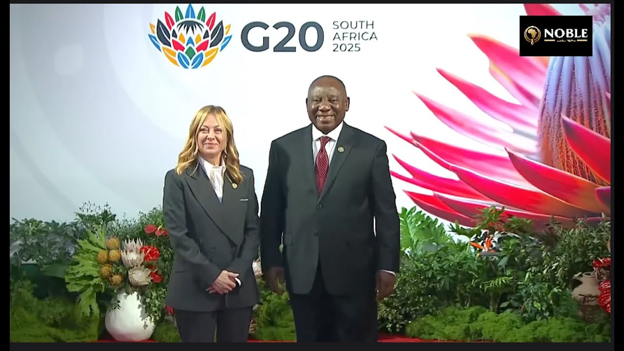 Africa Meloni,Macron, Erdogan,Lula, and Costa as World Leaders Arrive in Johannesburg for G20 Summit