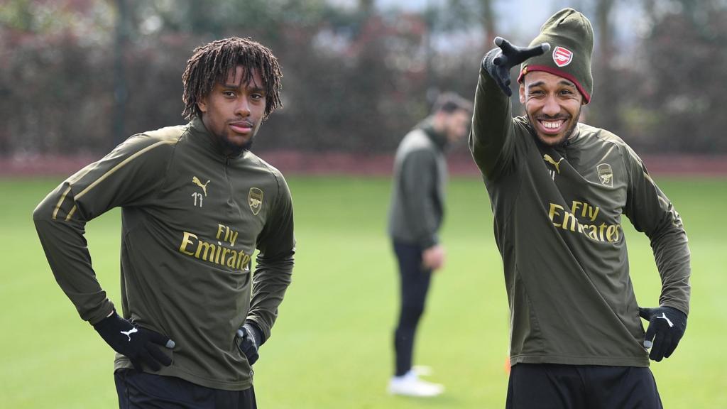 Alex Iwobi on Pierre-Emerick Aubameyang: 'His aura is amazing'