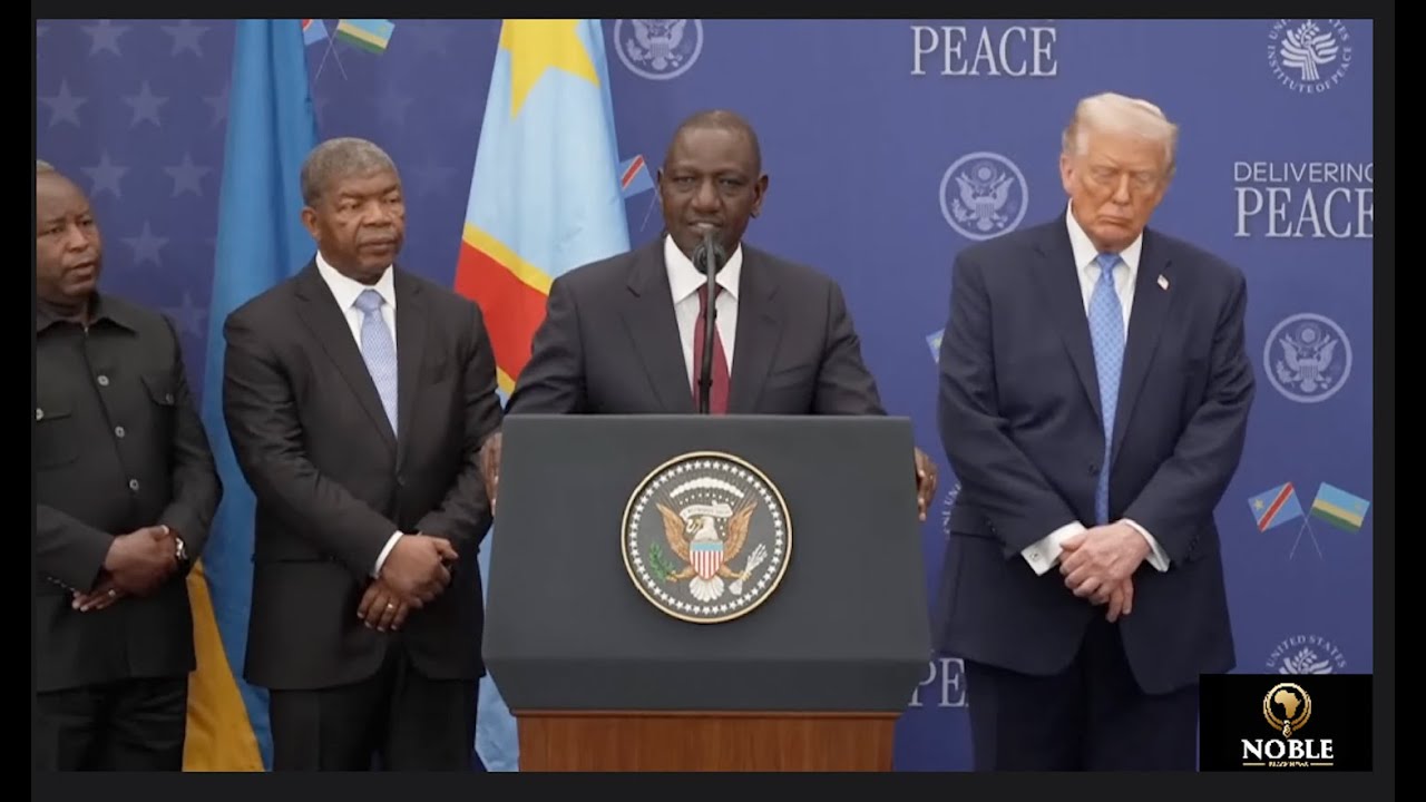 Kenya’s President Ruto Urges Trump to Mediate Sudan Peace During Rwanda–Congo Agreement Talks