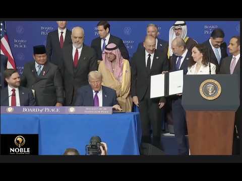 HISTORIC MOMENT: President Trump Takes the Gavel at Peace Summit in Washington