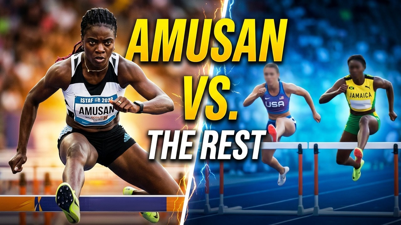 Nigeria’s Super Queen Tobi Amusan DESTROYS USA & Jamaica in a CRAZY 100m Hurdles Race!