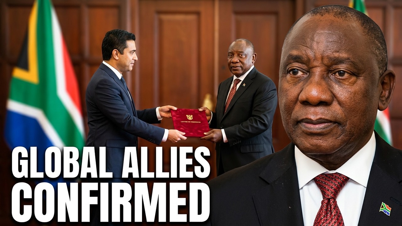 Global Leaders Line Up as Cyril Ramaphosa Receives Powerful Diplomatic Credentials