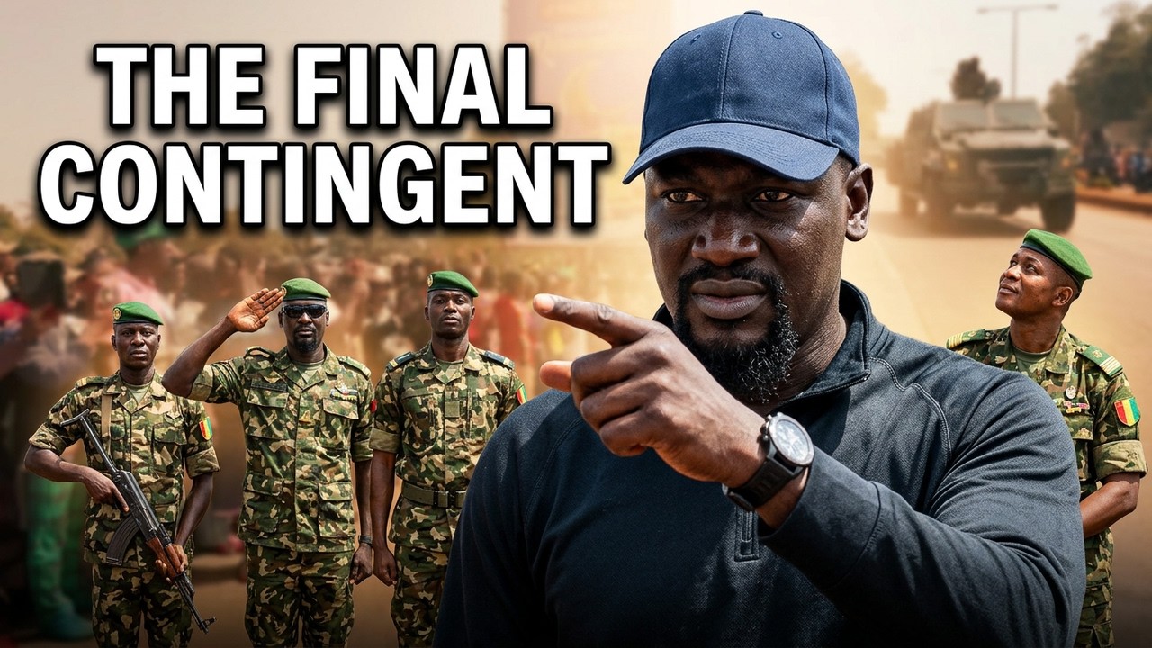 A Proud Moment for Guinea: President Mamadi Doumbouya Honors the Final Contingent