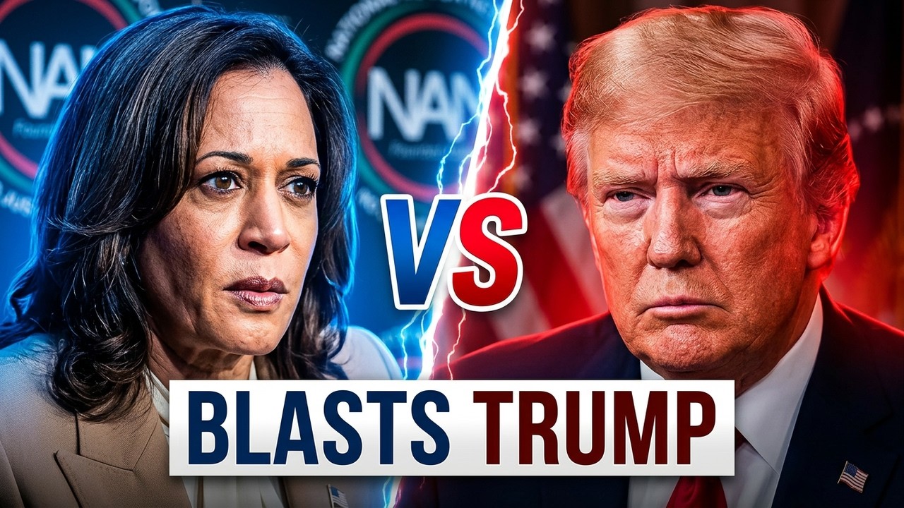 Kamala Harris Blasts Trump on Iran War, 2028 Run, ICE Raids & NATO