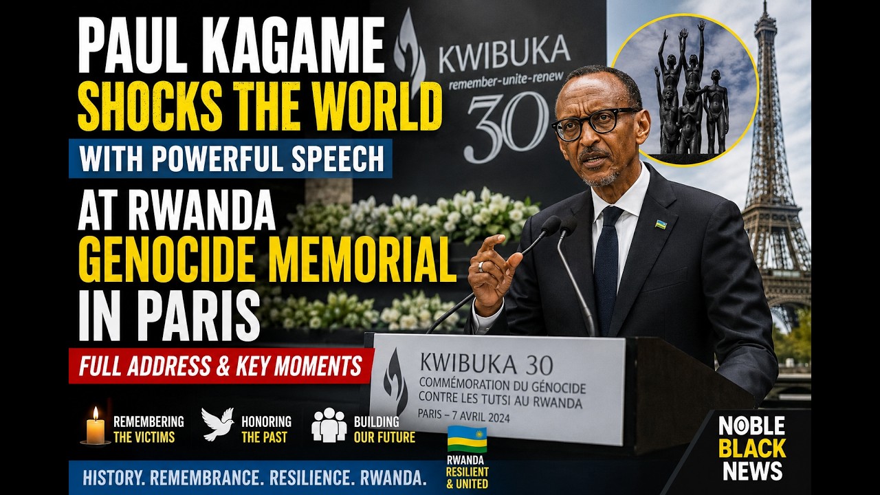 Paul Kagame Shocks the World with Powerful Speech at Rwanda Genocide Memorial in Paris Full Address