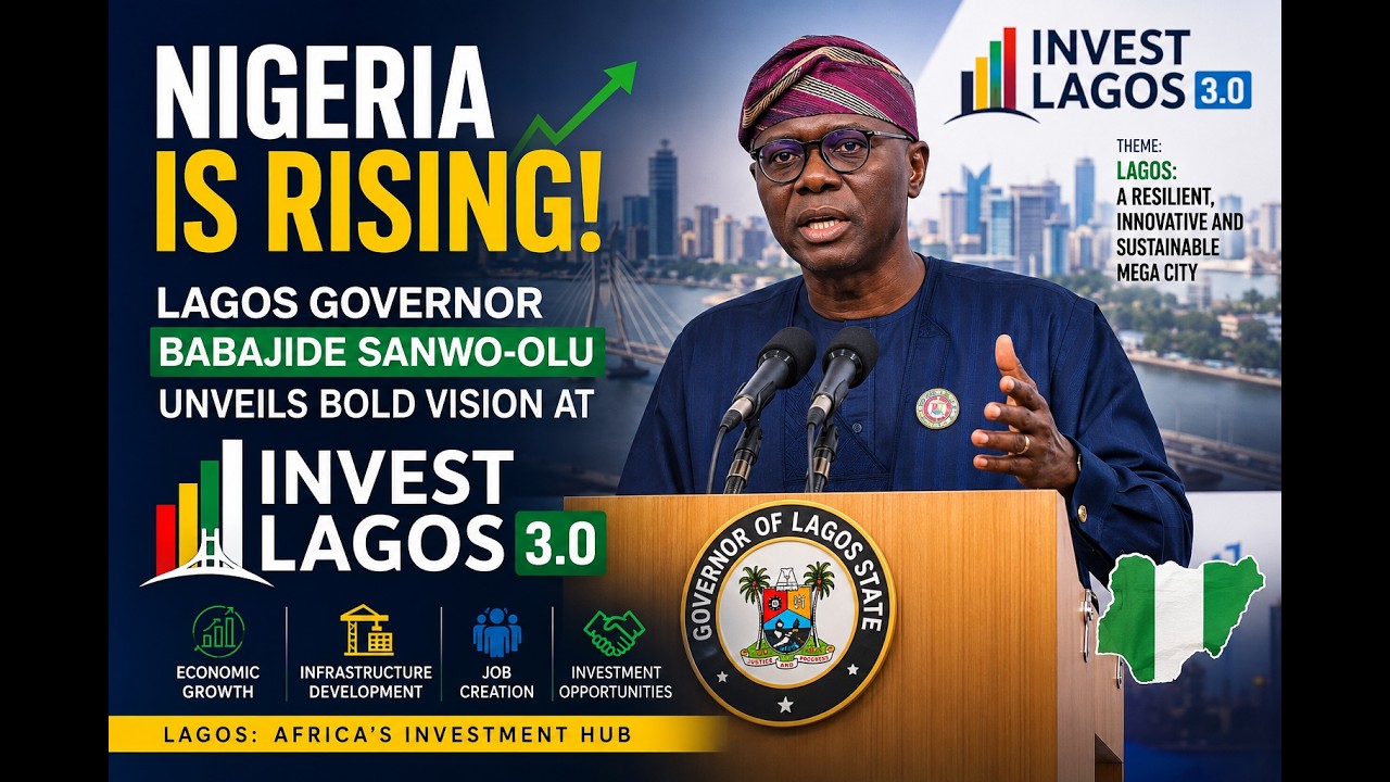 Nigeria Is Rising! Lagos Governor Babajide Sanwo-Olu Unveils Bold Vision at Invest Lagos 3.0