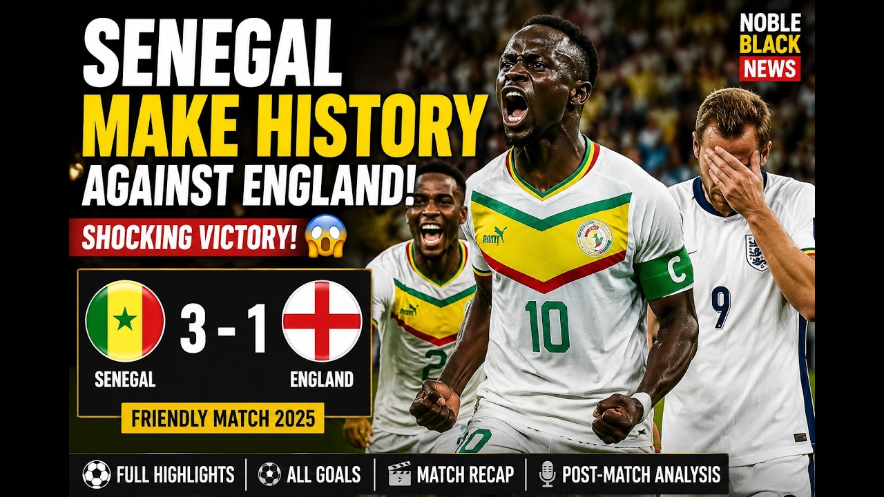 Senegal Shock England! 😱 Historic Defeat Leaves Three Lions Humiliated | Full Highlights 2025