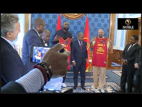 LeBron James & Will Smith Bring Star Power to Angola as President João Lourenço Welcomes Them