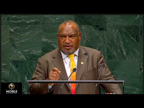 Papua New Guinea PM James Marape Delivers Powerful UN Speech — “Stop Your Carbon Emissions